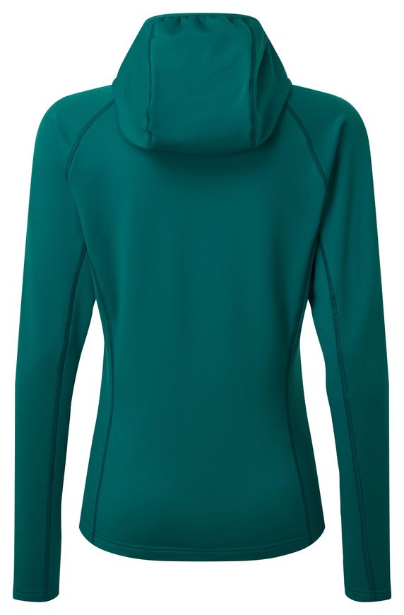 Кофта жіноча Rab Superflux Hoody Wmns, ATLANTIS/PINE, 8 (QFE-90-AT-8)