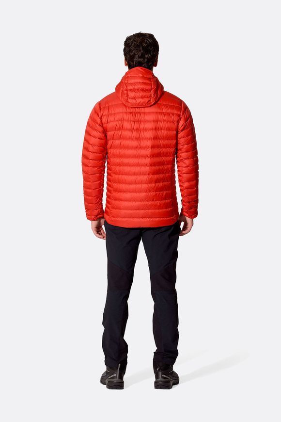 Чоловічий легкий пуховик Rab Microlight Alpine Hoody, Dark Horizon, M (RB QDB-92-DKH-MED)