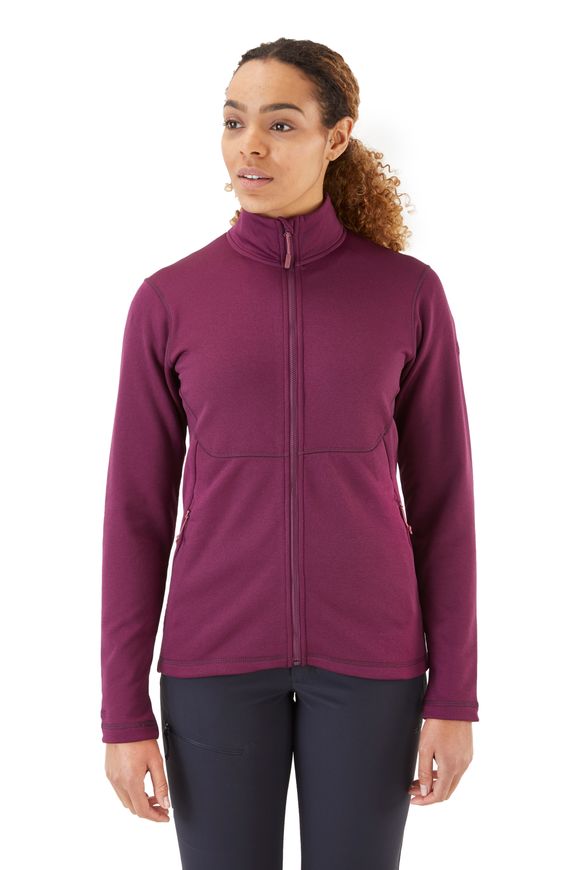 Жіноча флісова кофта Rab Geon Jacket Wmns, EGGPLANT, 8 (821468982277)