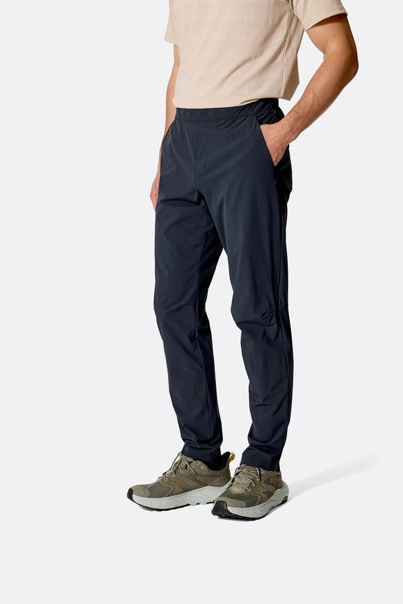Штани чоловічі Rab Momentum Tech Pants, Black Beluga, 30, Regular (RB QFW-44-BEL-30-RG)