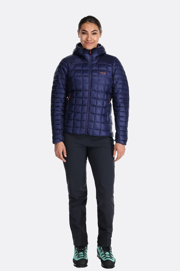 Легкий жіночий пуховик Rab Mythic Alpine Light Jacket Wmns, Orion Blue, 14 (QDB-48-ORB-14)