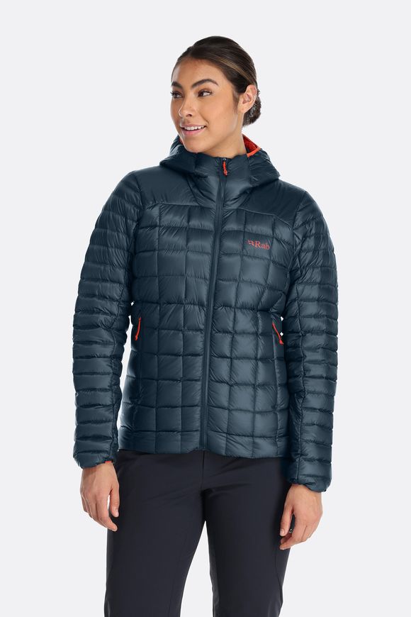 Легкий жіночий пуховик Rab Mythic Alpine Light Jacket Wmns, Orion Blue, 14 (QDB-48-ORB-14)