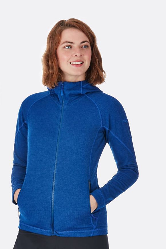 Кофта жіноча Rab Nucleus Hoody wmns, BLUEPRINT, 14 (821468867222)