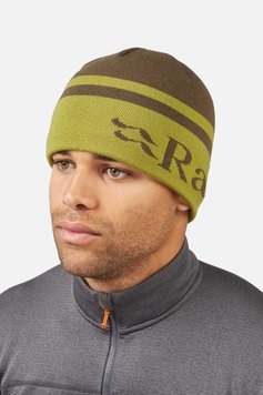 Шапка Rab Logo Band Beanie, Army/Aspen Green, One Size (QAB-27-ARA-ONE)