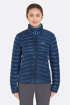 Демісезонна куртка жіноча Rab Cirrus Flex Jacket Wmns, Tempest Blue, 10 (QIP-34-TMB-10)