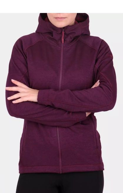 Кофта жіноча Rab Nucleus Hoody wmns, EGGPLANT, 8 (821468867246)