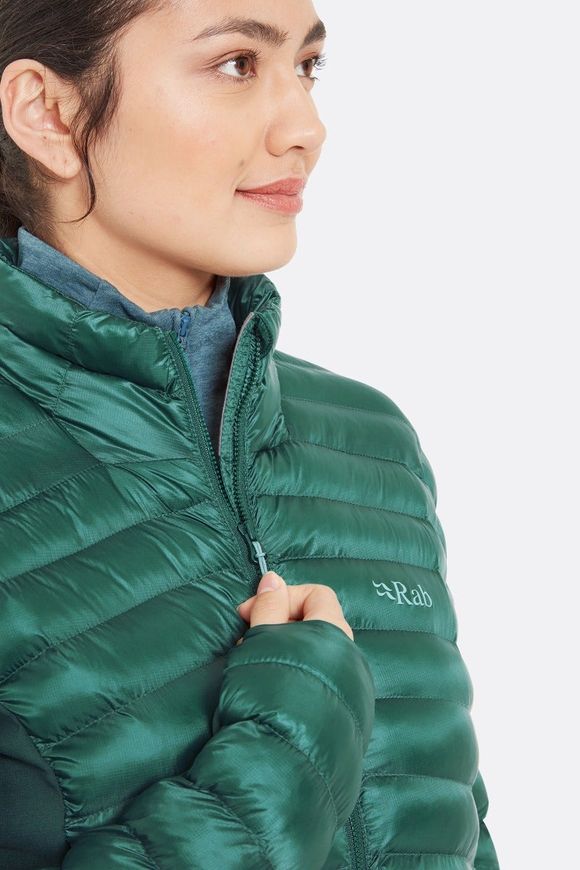 Демісезонна куртка жіноча Rab Cirrus Flex Jacket Wmns, Tempest Blue, 10 (QIP-34-TMB-10)