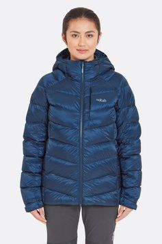 Жіночий зимовий пуховик Rab Glaceon Pro Jacket Wmns, Tempest Blue, 08 (QDE-69-TMB-08)