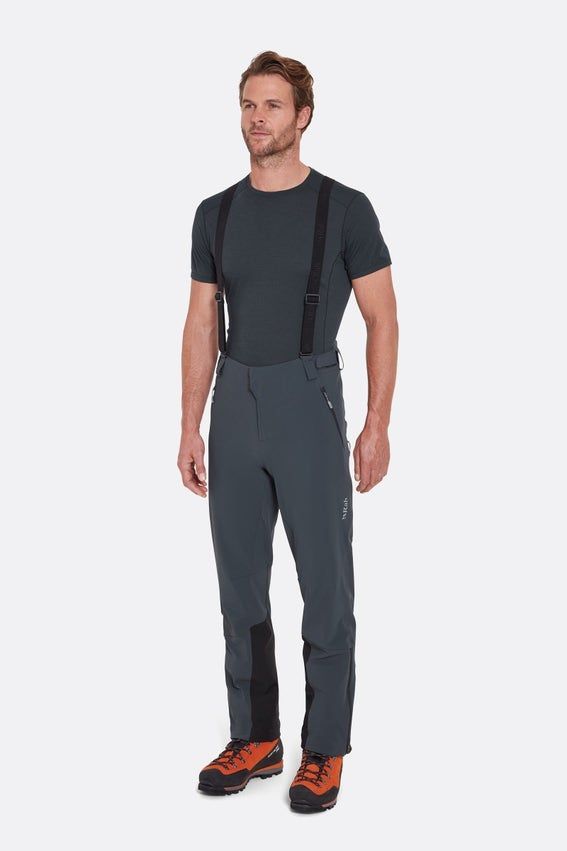 Штани чоловічі Rab Ascendor Alpine Pants, Ebony, Short, 30 (QFU-80-EBN-30-SH)