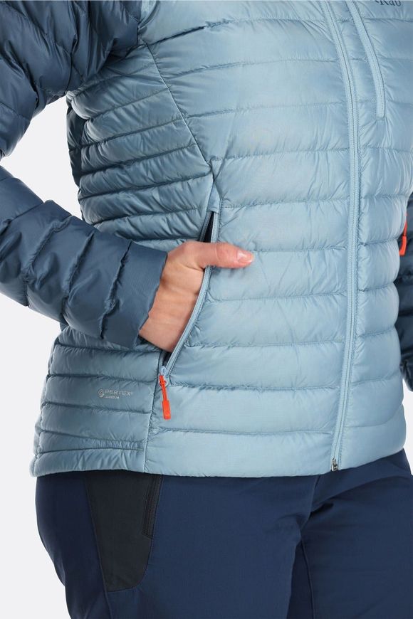 Легкий жіночий пуховик Rab Microlight Alpine Jacket Wmns, DARK BUTTERNUT, 14 (821468981898)