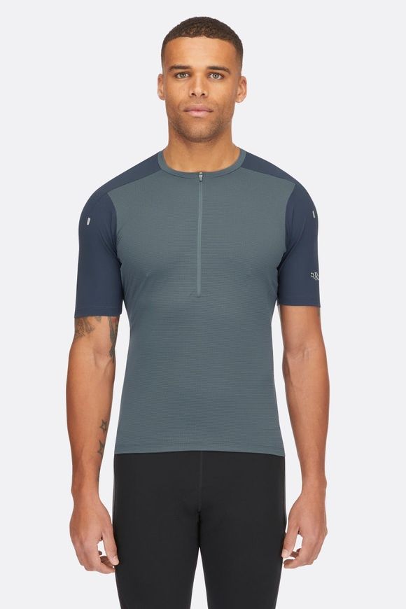 Джерсі чоловіче Rab Cinder Tract Jersey, Tempest Blue/Orion Blue, XXL (QCB-93-TBO-XXL)