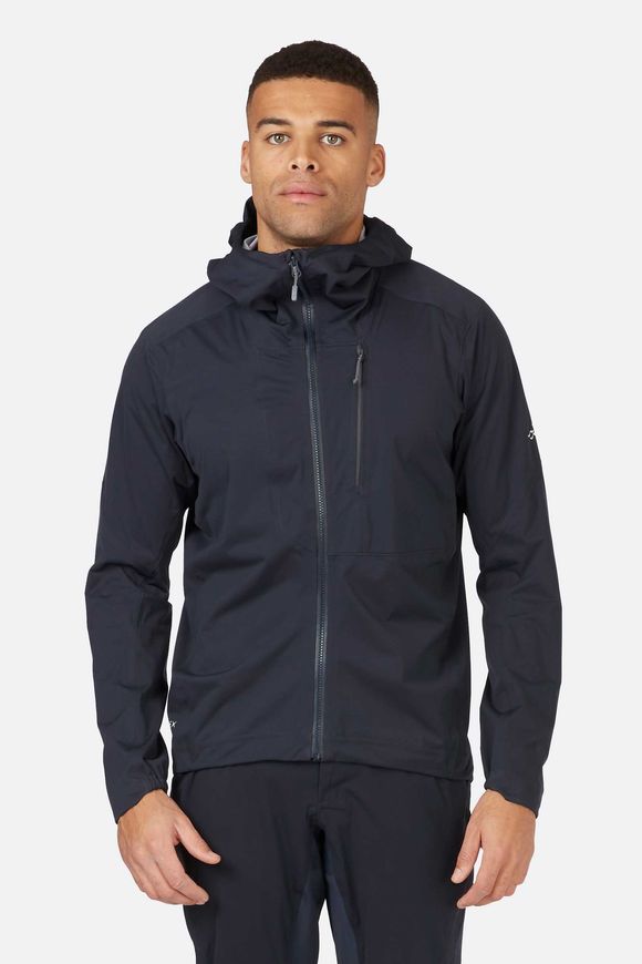 Мембранна куртка чоловіча Rab Cinder Kinetic Jacket, Beluga, LRG (QWH-61-BEL-LRG)