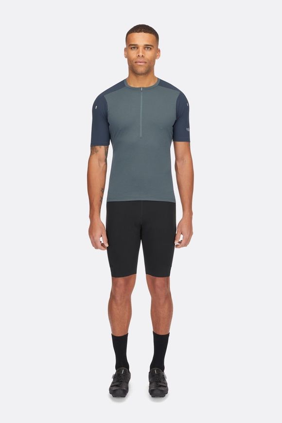 Джерсі чоловіче Rab Cinder Tract Jersey, Tempest Blue/Orion Blue, XXL (QCB-93-TBO-XXL)