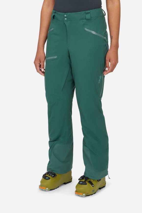 Штани жіночі Rab Khroma Diffract Pants Wmns, Green Slate, 12 (QIP-14-GNS-12)