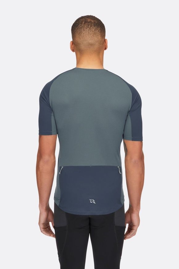 Джерсі чоловіче Rab Cinder Tract Jersey, Tempest Blue/Orion Blue, XXL (QCB-93-TBO-XXL)