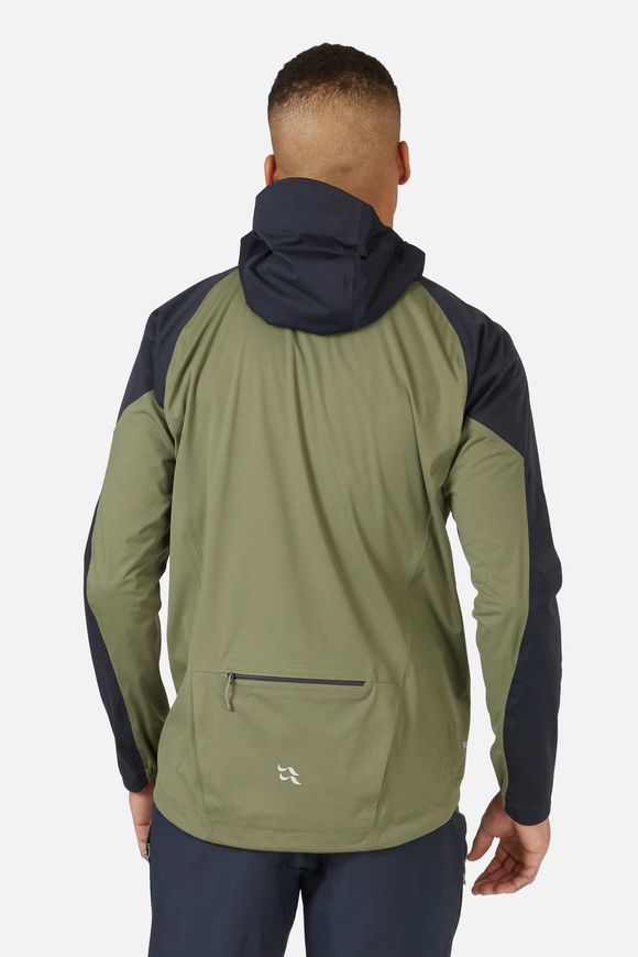 Мембранна куртка чоловіча Rab Cinder Kinetic Jacket, Beluga, LRG (QWH-61-BEL-LRG)