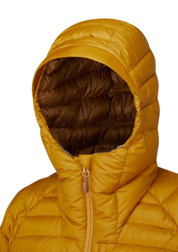 Легкий жіночий пуховик Rab Microlight Alpine Jacket Wmns, DARK BUTTERNUT, 14 (821468981898)