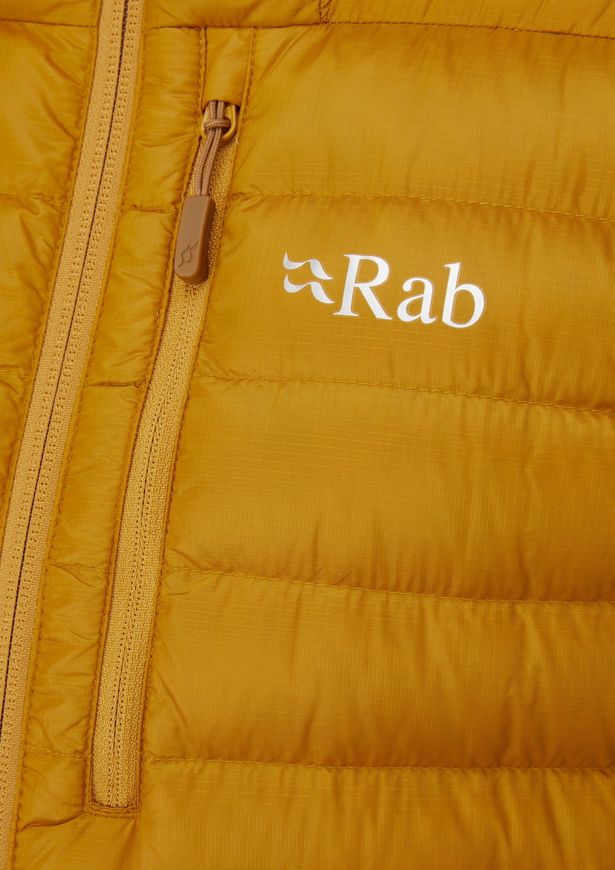 Легкий жіночий пуховик Rab Microlight Alpine Jacket Wmns, DARK BUTTERNUT, 14 (821468981898)