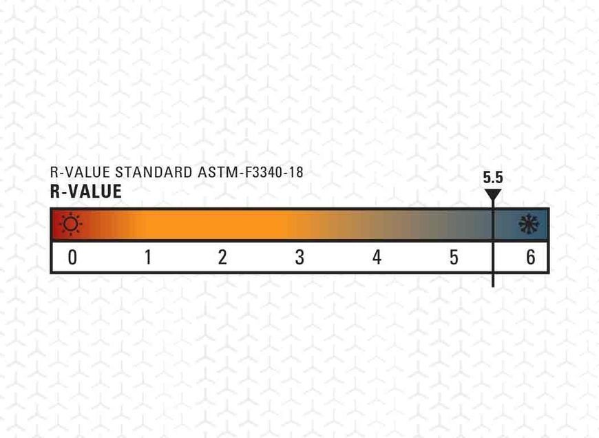 Килимок надувний Rab Stratosphere 5.5, Regular, 183x51x8см, Graphene (RB QMA-03-GRH-REG-REG)