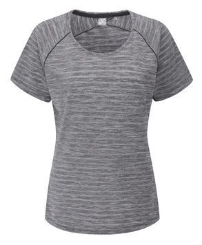 Футболка жіноча Rab Wisp Tee Wmns, Ebony Marl, 14 (RB QBL-12-EM-14)
