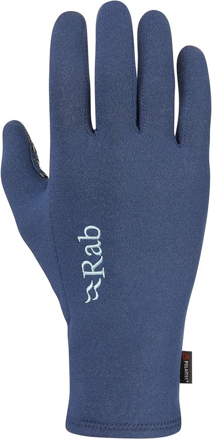 Рукавички жіночі Rab Power Stretch Contact Grip Glove Wmns, Deep Ink, XS (QAH-54-DIK-XSM)