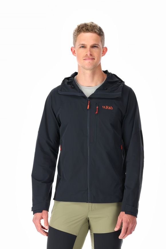 Чоловіча куртка Soft Shell Rab Torque Jacket, BELUGA, M (5059913040066)