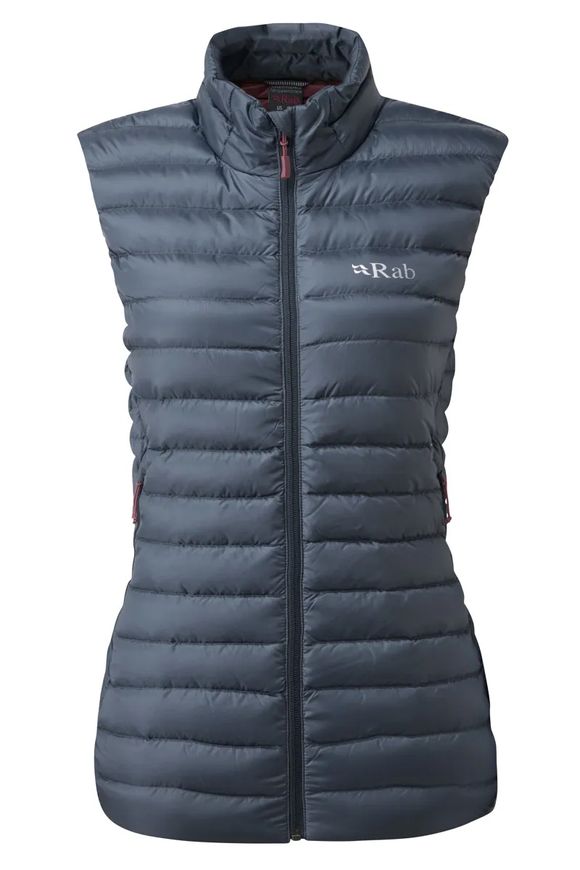 Жилет жіночий Rab Microlight Vest Wmns, Steel, 10 (QDB-19-ST-10)