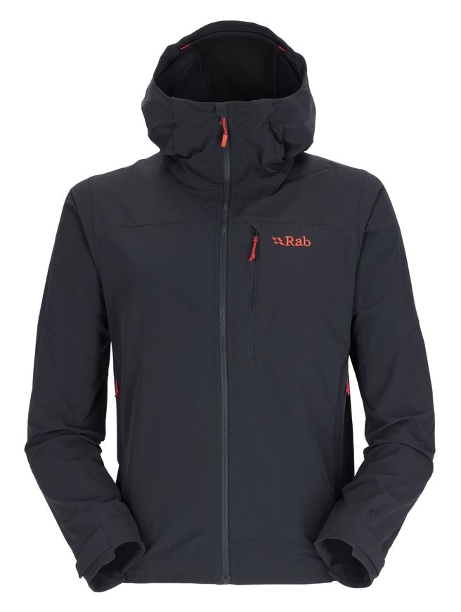 Чоловіча куртка Soft Shell Rab Torque Jacket, BELUGA, M (5059913040066)