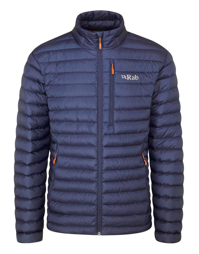 Чоловічий легкий пуховик Rab Microlight Jacket, DEEP INK (MARMALADE), S (5059913008806)