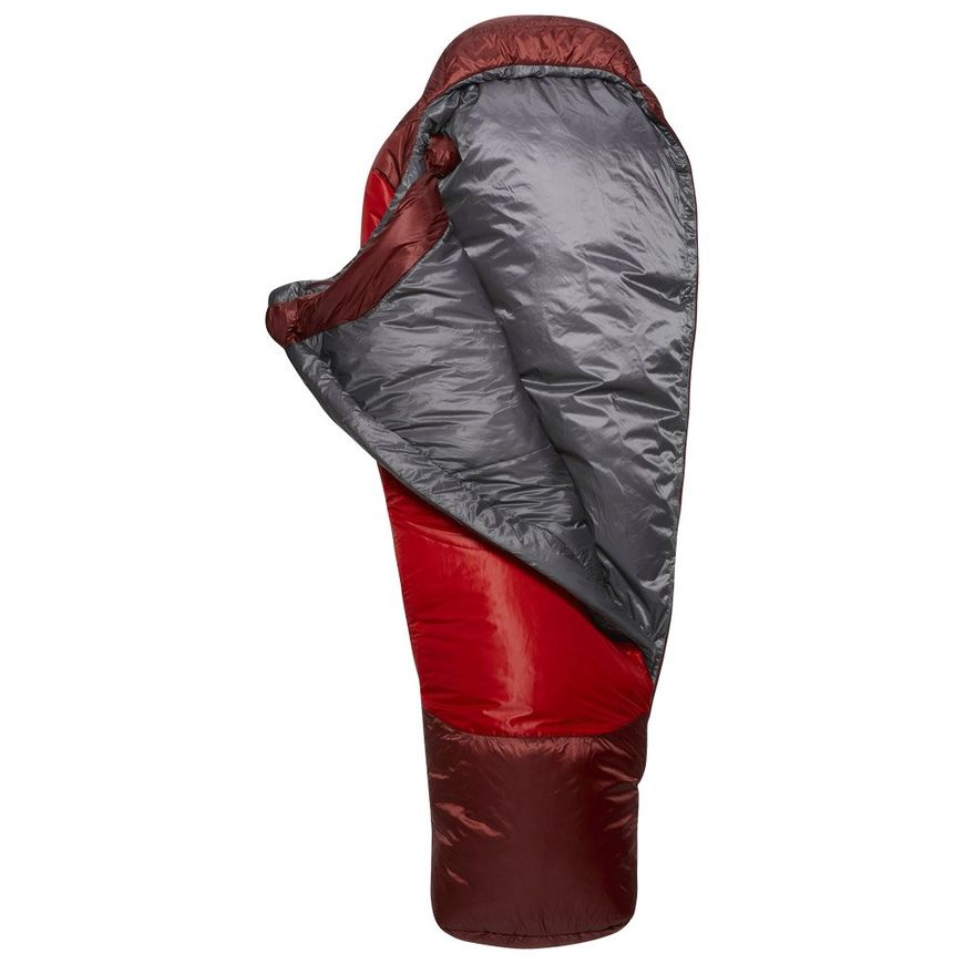 Спальний мішок Rab Solar 3 Regular, (0/-6°C), 185 см - Left Zip, OXBLOOD RED (5059913033105)