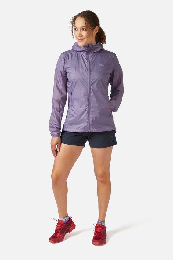 Вітровка жіноча Rab Vital Hoody Wmns, Graphene, 6 (QWS-50-GRH-06)