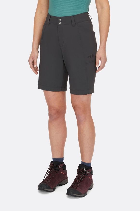 Шорти жіночі Rab Incline Light Shorts Wmns, Anthracite, 08, 8" (QFV-08-ANT-08-08)