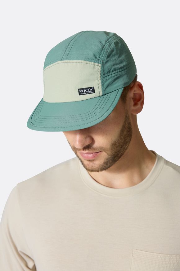 Кепка Rab Vista 5 Panel Cap, Army/Light Khaki, One Size (RB QAB-66-ALK-ONE)