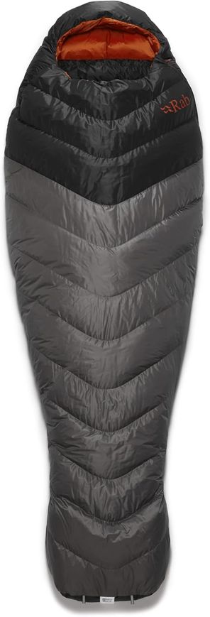 Спальний мішок Rab Neutrino Pro 300 Regular, (-4°C), 185 см - Left Zip, Granite (QSM-82-GRA-REG-LZ)