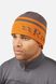 Шапка Rab Logo Band Beanie, Graphene/Marmalade, One Size (QAB-27-GMA-ONE)