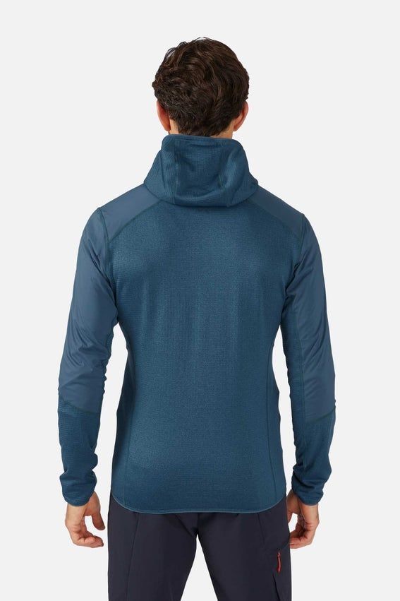 Кофта чоловіча Rab Ascendor Summit Hoody FZ, Graphene, S (QFV-67-GRH-SML)