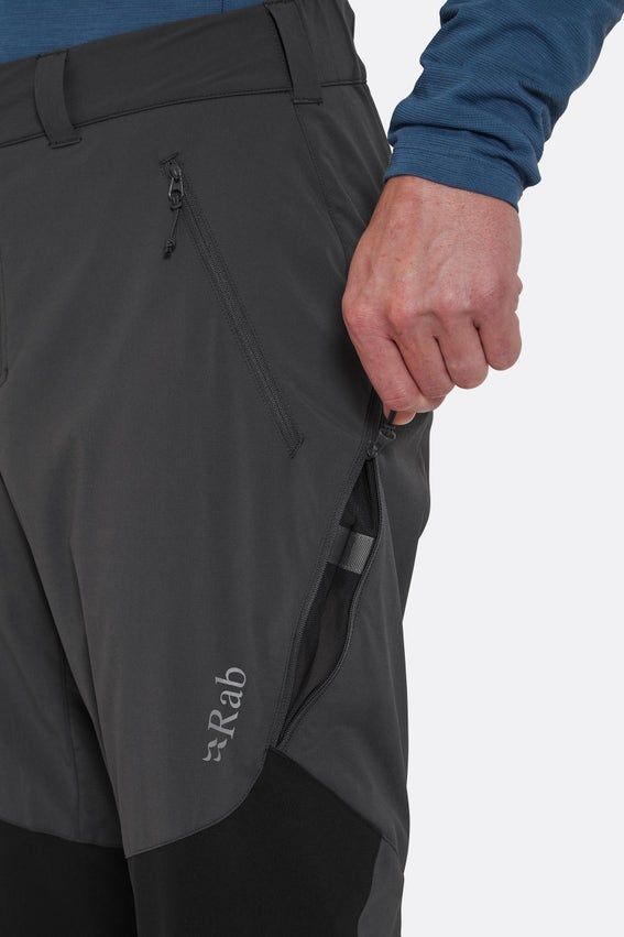 Штани чоловічі Rab Torque Vapour-Rise Pants, Tempest Blue, Short, 30 (QVR-88-TMB-30-SH)