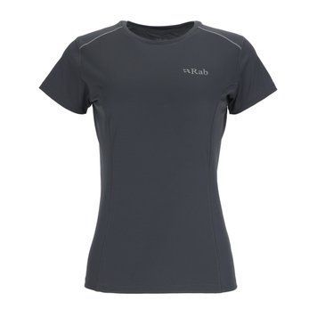 Футболка жіноча Rab Force Tee Wmns, Beluga, L (RB QBL-06-B-14)