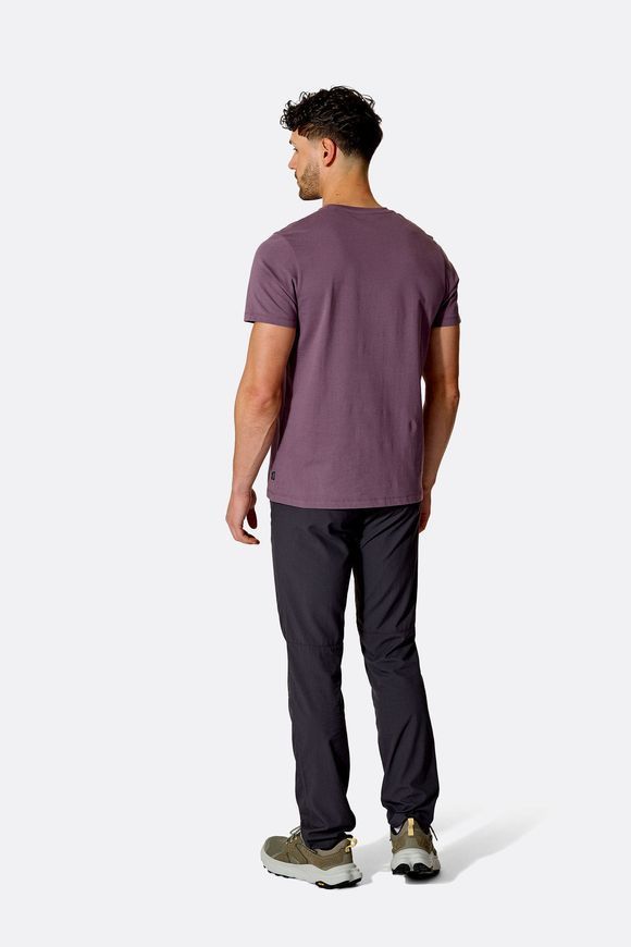 Футболка чоловіча Rab Stance Basecamp Badge Print Tee, Dark Iris , M (RB QCC-44-DRI-MED)
