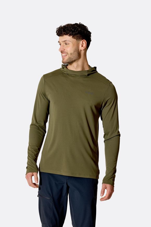 Кофта чоловіча Rab Force Hoody, Dark Pollen, L (RB QCC-20-DPL-LRG)