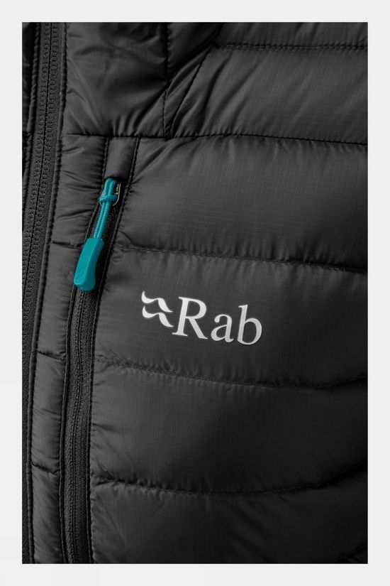 Жіночий легкий пуховик Rab Microlight Alpine Jacket Wmns, Black, 8 (RB QDB-13-B-8)