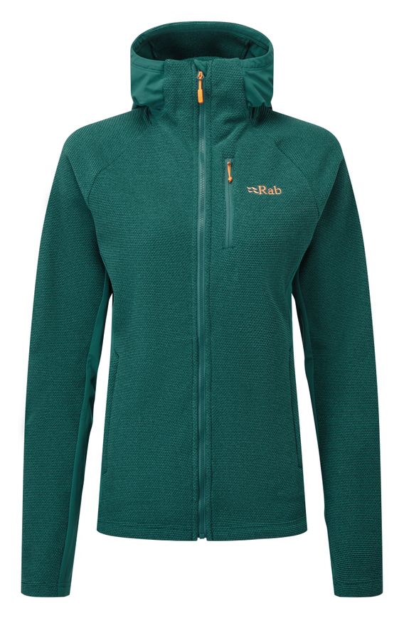 Кофта жіноча Rab Capacitor Hoody Wmns, ATLANTIS, 12 (821468930865)