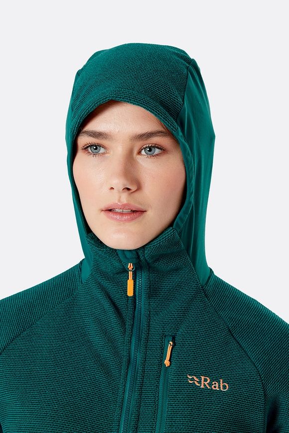 Кофта жіноча Rab Capacitor Hoody Wmns, ATLANTIS, 12 (821468930865)