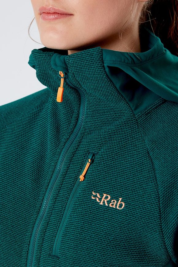 Кофта жіноча Rab Capacitor Hoody Wmns, ATLANTIS, 12 (821468930865)