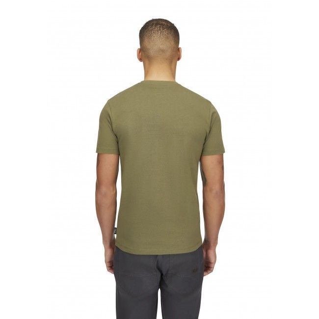 Футболка чоловіча Rab Stance Alpine Peak, Light Khaki, M (5059913101330)