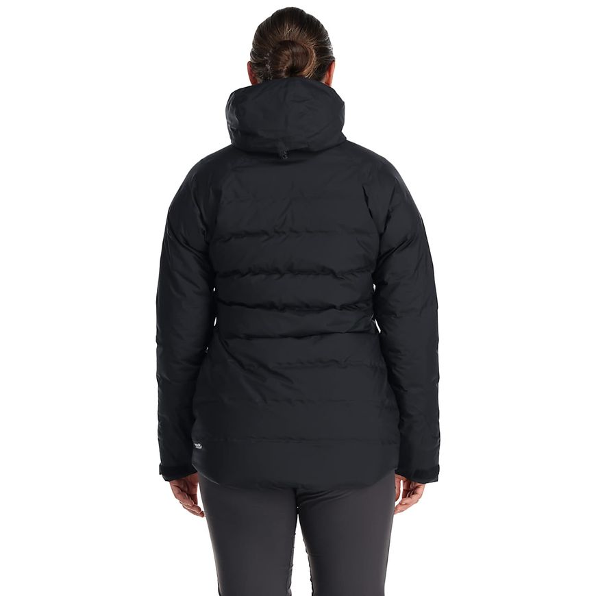 Жіночий зимовий пуховик з мембраною Rab Valiance Jacket Wmns, Black, 10 (RB QDB-50-B-10)