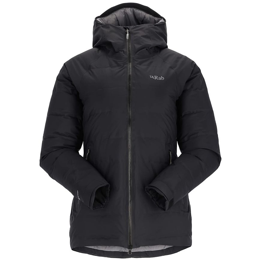 Жіночий зимовий пуховик з мембраною Rab Valiance Jacket Wmns, Black, 10 (RB QDB-50-B-10)