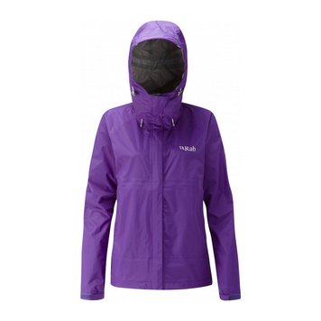 Мембранна куртка жіноча Rab Downpour Jkt wmns, NIGHTSHADE, 10 (821468820920)