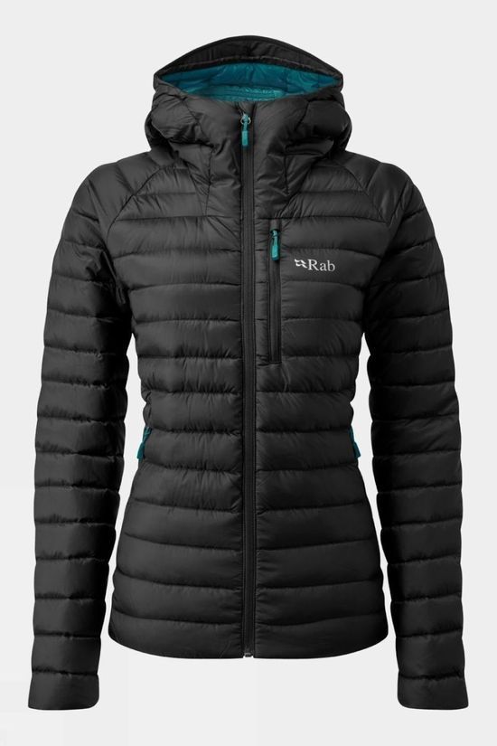 Жіночий легкий пуховик Rab Microlight Alpine Jacket Wmns, Black, 10 (RB QDB-13-B-10)