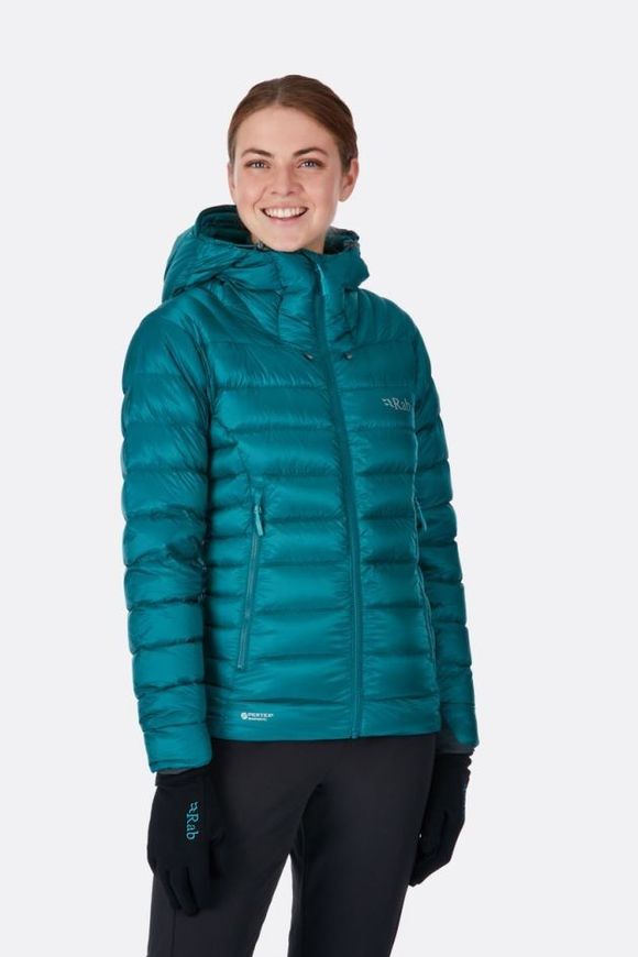 Жіночий зимовий пуховик Rab Electron Jkt wmns, ATLANTIS/SEAGLASS, 8 (821468864580)